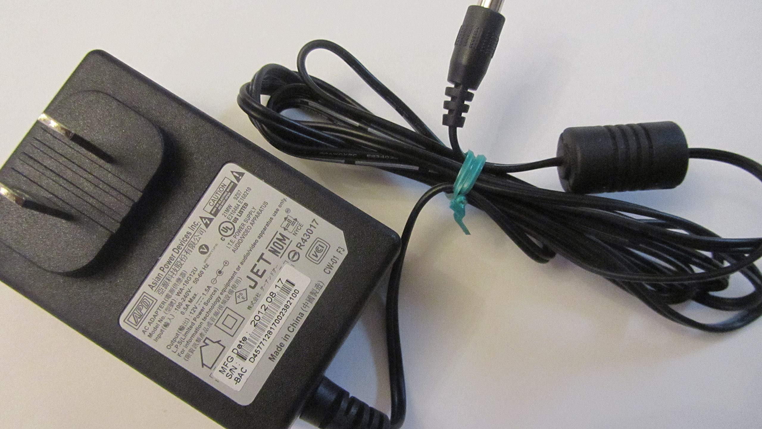 Amazon.com: Asian Power Devices WA-18G12U Power Adapter for Select